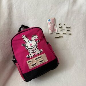 2000s Pink Happy Bunny Backpack